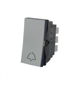 Modulo  Pulsador de Campainha - Pial Plus + Cinza 